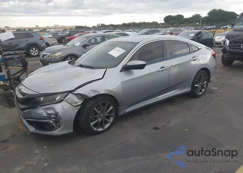 2019 Honda Civic Ex-L из США, поврежденный, VIN 19XFC1F77KE018484